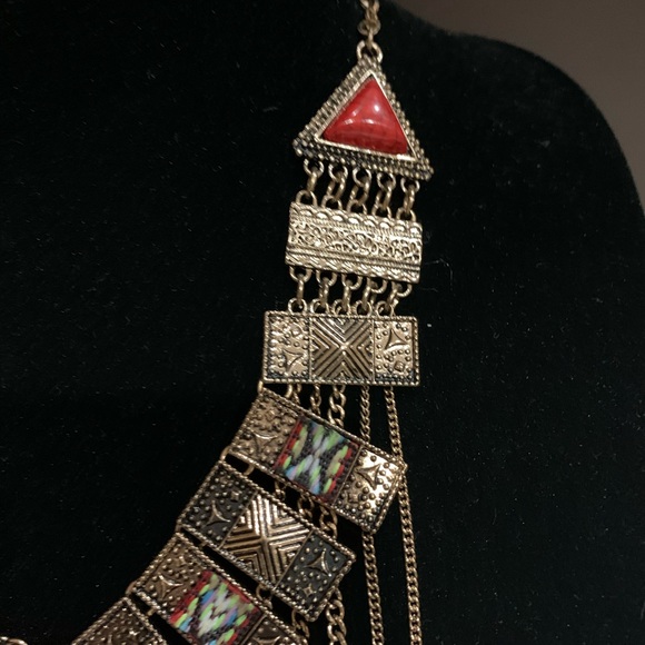 Statement Gold Necklace - Picture 4 of 7